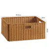 Cesta de Armazenamento para Gabinete Kens Mesa de Centro Japonesa Caixa de Diversos Rattan Sintético Trançado Cesta de Armazenamento para Entrada Casa Caixa de Armazenamento para Mesa