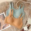 Popular Sujetador sin Costuras con Copas Fijas para Mujeres con Busto Pequeño, Push-Up y Levanta, Sin Varillas, Delgado de Verano Transpirable, Sujetador de Belleza para la Espalda