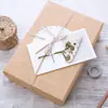 Flores Secas, Flores Preservadas, Cartões de Cumprimentos com Flores Naturais para DIY, Dia dos Namorados, Dia dos Professores, Cartões de Bênção para Feriados, Cartões Tridimensionais Dobráveis