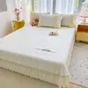 2026 Nueva Falda de Cama Bordada de Alto Peso Cubierta de Cama Esterilla Refrigerante