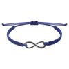 Pulsera de Cuerda de Mano de la Suerte de 8 Caracteres de Venta Caliente Transfronteriza Pulsera Tejida a Mano Pareja Novia Regalo de Amistad Joyería Pulsera