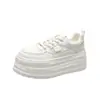 Zapatillas Blancas de Suela Gruesa para Aumentar Altura para Mujer 2026 Nuevas Zapatillas Casuales Ligeras con Plataforma Calzado Deportivo Versátil