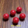 Acessórios de Cinábrio de Alto Teor, Areia Vermelha, Ano do Cavalo, Acessórios Culturais e Intelectuais, Pulseira de Contas, Contas Cilindricas, Materiais para Joias de Tecelagem DIY