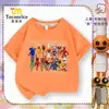 Camiseta Divertida Novo Produto Restaurante da Susie Manga Curta Infantil Verão Desenho Animado Gola Redonda Meia Manga Meninos e Meninas Top Item Quente 7