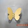 Gancho de Latón Sólido Luz de Lujo Dormitorio Entrada Colgador de Ropa Gancho Individual Trasero de Puerta Colgante de Pared Decoración de Pared Gancho de Mariposa Distintivo Pared