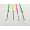 Venta Directa de Fábrica Mayoreo Cuchara para Oídos con Cabeza de Cobre 0718 Mango de Plástico de Colores Cuchara para Oídos