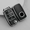 Funda de carcasa con hebilla para llavero de coche con borde dorado, bolsa adecuada para Changan Yidong cx70 Auchan plegable cs75 cs35 55