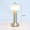Cross-border criativo nórdico moderno cabeceira bar quarto usb carregamento toque ferro haltere lâmpada de mesa luz noturna atmosfera