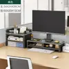 Soporte Elevado para Monitor de Computadora Almohadilla Base Soporte de Escritorio Estante de Almacenamiento de Escritorio Estante de Almacenamiento de Escritorio