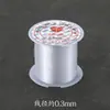 Linha de Pesca Transparente Feita à Mão Material para Miçangas Linha de Pesca de Cristal Linha de Pesca Não Elástica Pulseira DIY Colar Acessórios de Joias