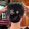 Explosiones Transfronterizas Flor Margarita Rizador para Mujer Parte Posterior de la Cabeza Rizado Twist Clip Tocado Horquilla Cabeza de Bola Fijo