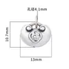 Pequeño Gordo Fu Cerradura de Plata S999 Plata Pura Retro Ruyi Candado de Paz Colgante Pulsera de Hilo Rojo DIY Accesorios de Joyería de Plata Material