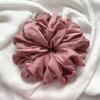 Comercio Exterior Transfronterizo Satén de Malasia Terciopelo Talla Grande Flor Grande para Cabeza de Mujer Anillo de Intestino Grueso Goma para el Pelo Venta Directa de Fábrica