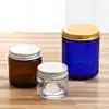 Tapa de Aluminio Marrón con Borde Enrollado, Taza de Aromaterapia, Taza para Velas de Aceite Esencial, Botella Difusora de Vidrio Transparente, Adorno para Eliminar Olores del Baño