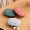 Caja de Almacenamiento para Audífonos con Cable Bolsa de Silicona para Cable de Datos Cubierta Protectora Bolsa de Almacenamiento para Audífonos Bluetooth Bolsa Ajustada para Audífonos Inalámbricos