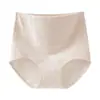 Ropa Interior de Algodón Puro de Grado Médico de Cintura Alta para Mujer, Antibacteriana, Entrepierna Extendida, Control de Abdomen, Shorts Triángulo Sin Costuras para Mujer de Talla Grande que No Aprietan