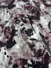 Conjunto de Camisa de Vestir de Tela Estampada de Tejido Plano, Cheongsam, Tela de Flores Pequeñas, Ropa de Exportación Europea y Americana