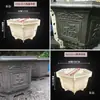 Molde de Vaso de Flor Hexagonal Vaso de Cimento Concreto Vaso DIY Modelo de Plástico Grande Extra Grande Bandeja de Vaso de Jardim