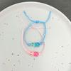 Pulsera de Moda Popular de Tortuga Pequeña de Dibujos Animados, Tejida a Mano en Dos Colores, para Mejores Amigas y Parejas, Más Vendida en Xiaohongshu