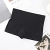 Pantalones de Seguridad Sin Costuras de Cintura Media-Alta, Calzoncillos tipo Boxer Antiexposición para Mujer, Calzoncillos tipo Boxer con Control de Abdomen y Moldeado Corporal, Calzoncillos tipo Boxer para Usar Debajo para Mujer