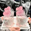 Celebridade da Internet Decoração de Bolo Dia da Mulher 38º Cartão Coração Feliz Dia da Mulher Decoração de Confeitaria Topper Inserção