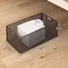Caja de Almacenamiento Caja de Almacenamiento para Ropa del Hogar Cajón Tipo Armario con Ruedas Organizador Caja para Ropa Pantalones Juguetes