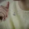 Collar de Planeta Cósmico, Lujo Accesible Accesorios de Nicho, Nicho para Niñas, Exquisito Elegante, Cadena para Clavícula Fresca y Dulce, Gama Alta