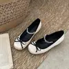Zapatos Planos Bajos de Punta Redonda Estilo Ballet Francés para Mujer, Nuevo Modelo Verano 2026, Zapatos Mary Jane Versátiles de Suela Suave que Aumentan la Altura