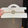 Pulsera ajustable estilo ins coreano con serpiente de circón, moderna y versátil para uso diario, lujo ligero y sensación de alta gama, joyería al por mayor