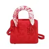 Bolsa Pequena de Mão Bordada para Indústria Pesada Transfronteiriça Feminina 2026 Nova Bolsa Duchess com Textura de Alta Qualidade Bolsa de Ombro Único Transversal da Moda