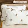 Almohada de Algodón Puro Clase A para Bebé Almohada de Trigo Sarraceno para Bebés Columpio Infantil Almohada de Algodón Transpirable Funda de Almohada Lavable