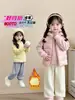 Chaqueta Ligera de Plumas para Niña Ropa Exterior Otoño/Invierno 2026 Nuevo Estilo Cálida para Niños Cremallera Elegante Ropa de Invierno Chaqueta de Moda