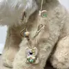 Collar con Colgante de Cachorro Trabajador Lindo Nicho Lindo Accesorios Versátiles Diario de Experiencia Laboral Regalo para Novia Pareja