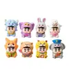 Ciudad de Animales de Dibujos Animados Shin-Chan Figura de Juguete Regalo DIY Coleccionable de Moda para Niños Accesorios de Resina Piezas Lindas