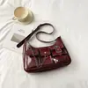 Bolsa de Motocicleta Fashion Cor Sólida Casual Menina Apimentada Doce Fresca Multibolsos 2026 Grande Capacidade Corrente Transversal Ombro Axila