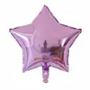 Balão de filme de alumínio estrela de cinco pontas cor sólida de 18 polegadas decoração de festa de casamento balão de folha de alumínio estrela atacado