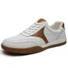 Zapatos de cuero para hombre, cuero genuino, antideslizantes, duraderos, elegantes, transpirables, hechos con piel de vaca de plena flor, zapatos de cuero casuales, disponibles para envío directo