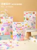 Presente de Aniversário Desenho Animado Biscoitos Crocantes de Flocos de Neve Bolsa Stand-Up Temporada de Volta às Aulas Doces Crocantes de Flocos de Neve Bolsa com Zíper