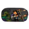 Dropshipping Minecraft Legends Compartimento para Estudiante Estuche Caja de Papelería Minecraft Caja de Bolsa de Cosméticos