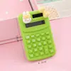 Calculadora de Conejito Lindo de Dibujos Animados con Lazo Mini Portátil Oficina Computadora Estudiante Aprendizaje Calculadora Pequeña