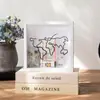 Fragmento de Tempo Porta-Bilhetes Porta-Retrato Ingressos de Shows Cartões Postais de Viagem Mapas Exibição de Passagens Aéreas Recibos Pendurado na Parede