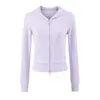 Sudadera Corta Deportiva con Cremallera para Mujer de Moda, Estilo Otoño, Estilo Americano, Color Sólido, Corte Ajustado, Sudadera con Capucha Casual