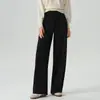 Pantalones de Yoga Rectos para Mujer 2026 Otoño Nuevo para Exteriores Correr Corte Holgado Adelgazantes Largos Casuales para Viajar Pantalones de Pierna Curva