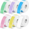 Papel Térmico Popular de Núcleo Pequeño Cuatro Pruebas Transfronterizo Etiqueta Adhesiva Colorida D30 P15 Etiqueta Impermeable