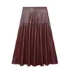Saia Midi Elegante Camada Dupla Linha A Feminina Moda Nova Europeia Transfronteiriça 2026 Atacado 4387292