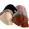 Gorro de lana para mujer, estilo coreano, para otoño e invierno, moderno, combinable con todo, cálido, con protección para las orejas, de punto, para hombre y mujer.