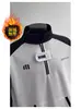 Camisa Polo Retro Americana con Media Cremallera y Bloques de Color con Forro de Polar, Corte Holgado, Sudadera de Pareja Estilo Universitario de Nicho