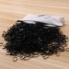 O laço do cabelo das crianças da cor dos doces gosta da faixa de borracha Faixa descartável do cabelo da cor do bebê das meninas não fere a touca dos acessórios do cabelo