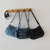 Bolsos de Mezclilla para Mujer Transfronterizo Nuevo Estilo 2026 Moda Commute Bolso Cuadrado Pequeño Bolso Cruzado Pequeño Casual Bolso de Hombro Único Bolso Cruzado