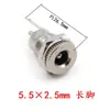 Enchufe DC DC099 Rosca Metálica 5.5*2.1/2.5 Base Hembra DC Impermeable Socket de Alimentación DC de Alta Corriente 10A